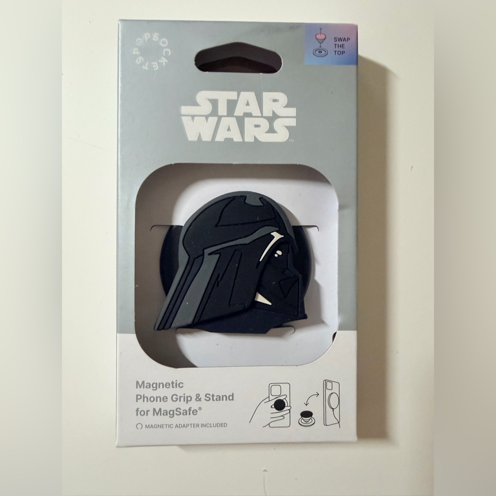 Star Wars Darth Vader PopSockets MagSafe Phone Grip & Stand – Black